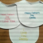 Embroidered baby bibs