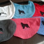 Embroidered baby bibs