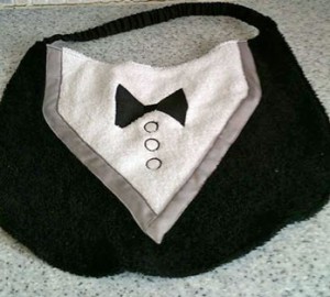 Dog tux bib