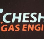 Embroidered company logo