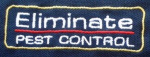 Embroidered company logo