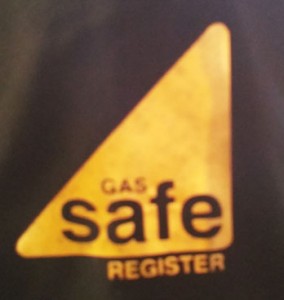 Embroidered work logo