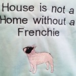Frenchie embroidery