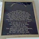 Embroidered commemorative scroll