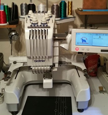six-reel embroidery machine