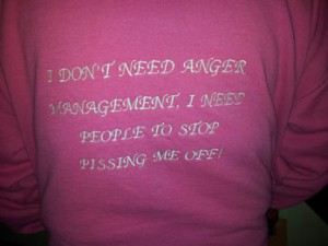 Embroidered sweatshirt