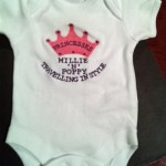 Embroidered baby vest