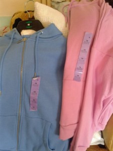 Zipped hoodies