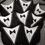 Personalised dog tux bibs